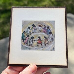 Vintage De Grazia "Los Ninos - Children of the World" Wall Plaque / Wall Hanging